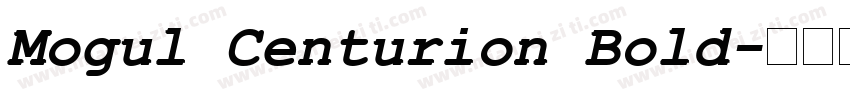 Mogul Centurion Bold字体转换